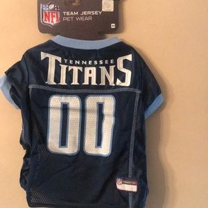 NFL Dog Jersey Tennessee Titans Size M NWT